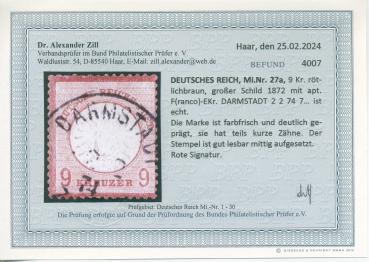 Preview: DEUTSCHES_REICH_1872_Nr_27a_gestempelt_Bild2