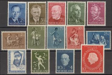 NIEDERLANDE_Lot_aus_1954__postfrisch_Bild1