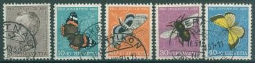 SCHWEIZ_1950_Nr_550_554_gestempelt_Bild1
