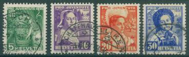 SCHWEIZ_1936_Nr_306_309_gestempelt_Bild1