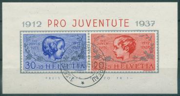 SCHWEIZ_1937_Bl.3_gestempelt_Bild1