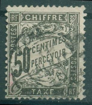 FRANKREICH_PORTOMARKEN_1892_Nr_27_gestempelt_Bild1