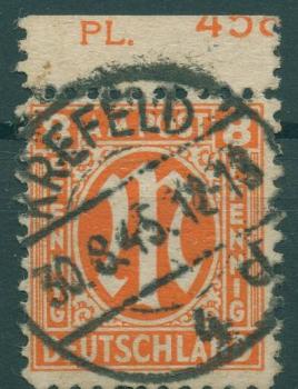 BIZONE_1945_Nr_5_PlNr_gestempelt_Bild1