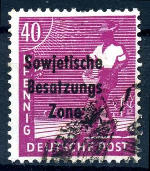 SBZ_1948_PLATTENFEHLER_Nr_193_PF_II_gestempelt_Bild1