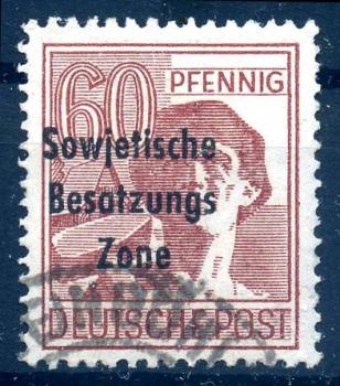 SBZ_1948_PLATTENFEHLER_Nr_A195_PF_II_gestempelt_Bild1