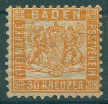 BADEN_1862_Nr_22_ungebraucht_Bild1