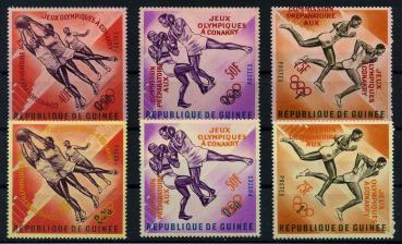 GUINEA_1964_Nr_211_213a+b_postfrisch_Bild1