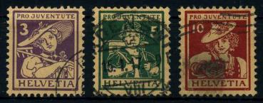 SCHWEIZ_1916_Nr_130_132_gestempelt_Bild1
