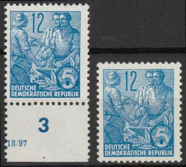 DDR_1953_Nr_409x_XII+YI_postfrisch_Bild1
