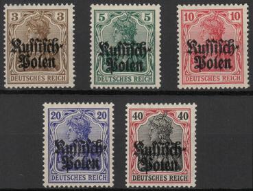 DP_IN_POLEN_1915_Nr_1_5_postfrisch_Bild1