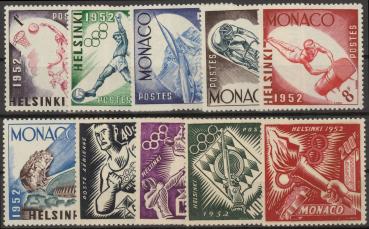 MONAKO_1953_Nr_458_467_postfrisch_Bild1