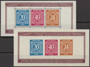 KONTROLLRAT_1946_Bl.12A/B_postfrisch_Bild1