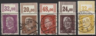 DEUTSCHES_REICH_1928/1930_ex_Nr_418_437_gestempelt_Bild1