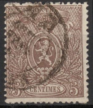 BELGIEN_1866_Nr_22_gestempelt_Bild1