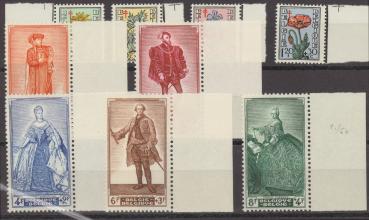 BELGIEN_1949_Nr_854_862_postfrisch_Bild1