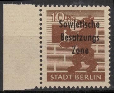 SBZ_1948_PLATTENFEHLER_Nr_203Awbz_IX_gestempelt_Bild1