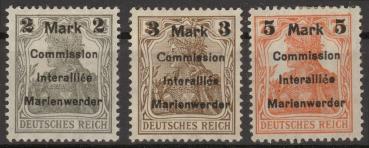 MARIENWERDER_1920_Nr_23_25_ungebraucht_Bild1
