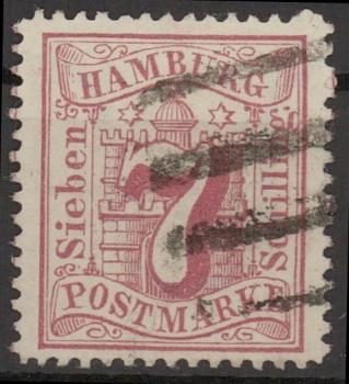 HAMBURG_1865_Nr_19_gestempelt_Bild1