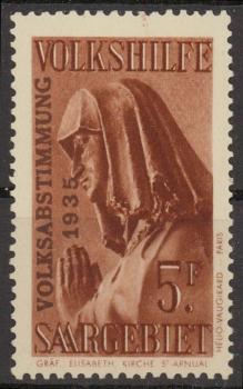 SAARGEBIET_1934_Nr_205_postfrisch_Bild1