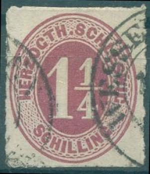 SCHLESWIG_HOLSTEIN_1865_Nr_14_gestempelt_Bild1
