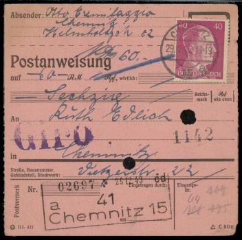 DR_1941_POSTANWEISUNG_mit_Nr_795_gestempelt_Bild1