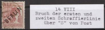 BERLIN_1948_PLATTENFEHLER_Nr_14_PF_IV_gestempelt_Bild1
