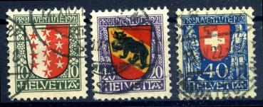 SCHWEIZ_1921_Nr_172_174_gestempelt_Bild1