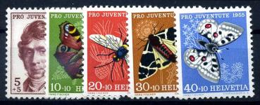 SCHWEIZ_1955_Nr_618_622_postfrisch_Bild1