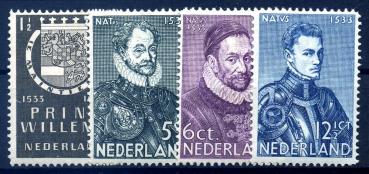 NIEDERLANDE_1933_Nr_257_260_ungebraucht_Bild1