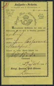 HANNOVER_1861_Postaufgabeschein__siehe_Beschreibung_Bild1