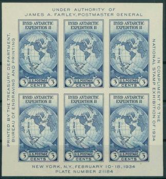 USA_1934_Bl.3_postfrisch_Bild1