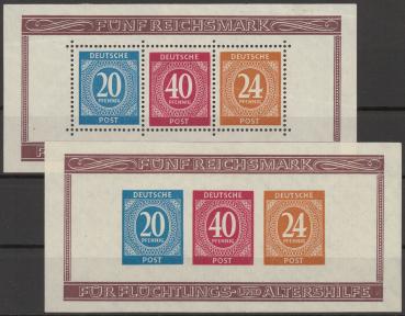 KONTROLLRAT_1946_Bl.12A/B_ungebraucht_Bild1