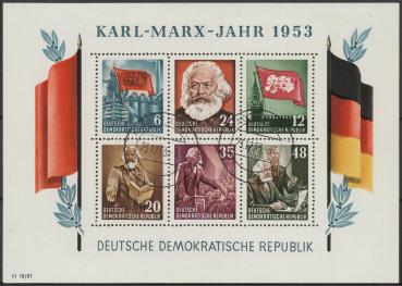 DDR_1953_Bl.8A_gestempelt_Bild1