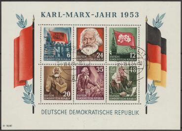DDR_1953_Bl.8A_gestempelt_Bild1