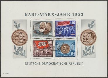 DDR_1953_Bl.9A_gestempelt_Bild1