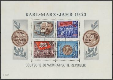 DDR_1953_Bl.9A_gestempelt_Bild1