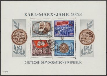 DDR_1953_Bl.9A_gestempelt_Bild1