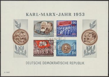 DDR_1953_Bl.9B_gestempelt_Bild1