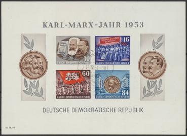DDR_1953_Bl.9B_gestempelt_Bild1