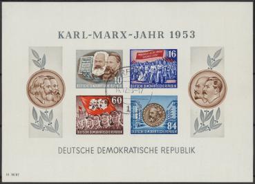 DDR_1953_Bl.9B_gestempelt_Bild1