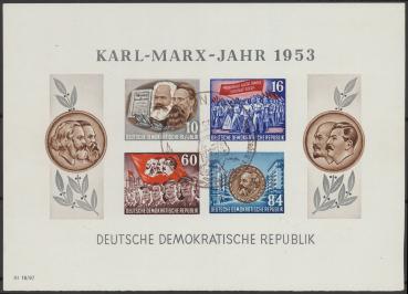 DDR_1953_Bl.9B_gestempelt_Bild1