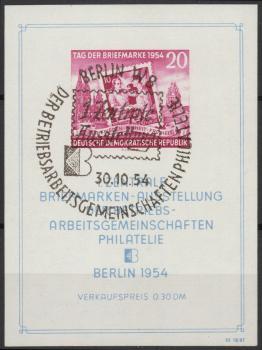 DDR_1954_Bl.10_gestempelt_Bild1