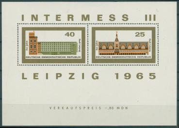 DDR_1965_PLATTENFEHLER_Block_24_f2_postfrisch_Bild1