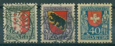SCHWEIZ_1921_Nr_172_174_gestempelt_Bild1