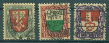 SCHWEIZ_1919_Nr_149_151_gestempelt_Bild1