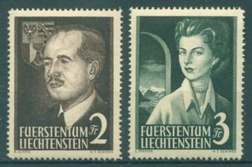 LIECHTENSTEIN_1955_Nr_332_333_postfrisch_Bild1