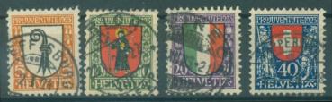 SCHWEIZ_1923_Nr_185_188_gestempelt_Bild1