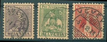 SCHWEIZ_1917_Nr_133_135_gestempelt_Bild1