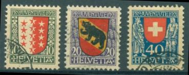 SCHWEIZ_1921_Nr_172_174_gestempelt_Bild1