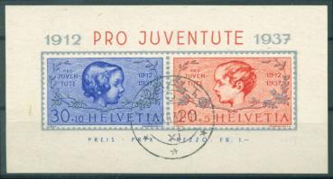 SCHWEIZ_1937_Bl.3_gestempelt_Bild1